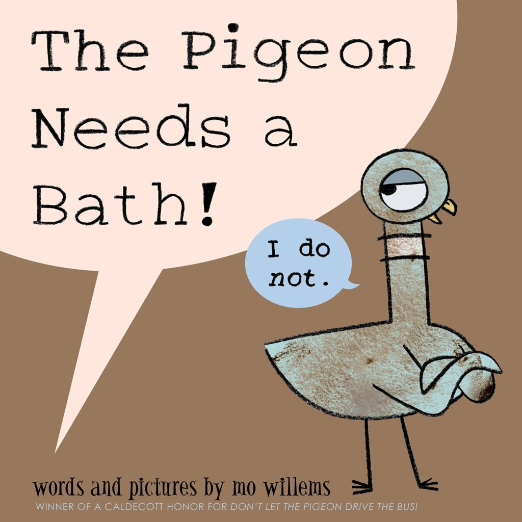 the pigeon needs a bath by mo willems