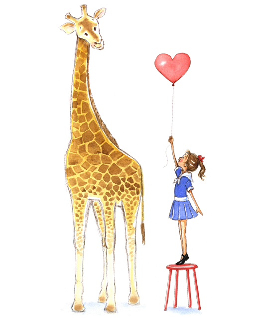 Giraffe by Phyllis Harris