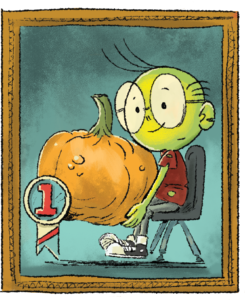 Zombie Mo with Pumpkin