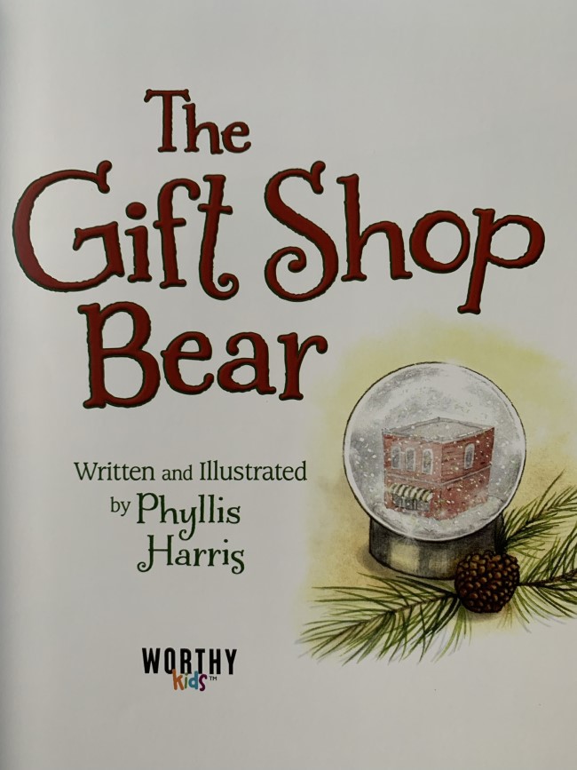 The Gift Shop Bear Copy Illustration by Phyllis Harris