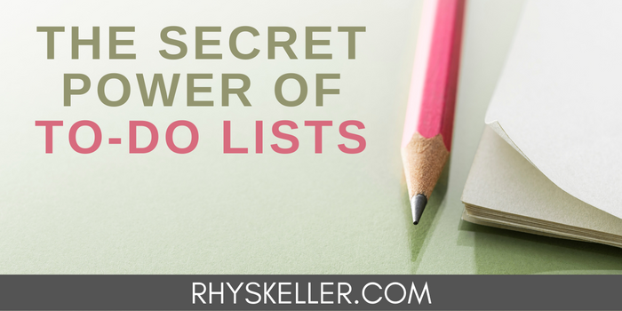 The Secret Power of To-Do Lists