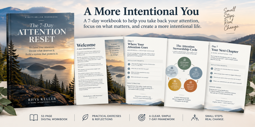The 7-Day Attention Reset Workbook Preview